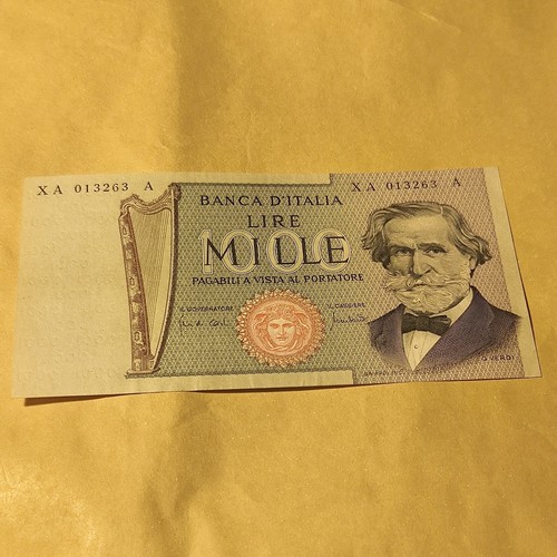 1000 lire verdi tipo 1969 - lire,