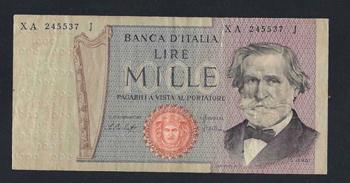 Repubblica italiana rara - repubblica, 1000