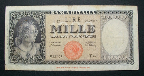 1000 lire rara testina - 1000,