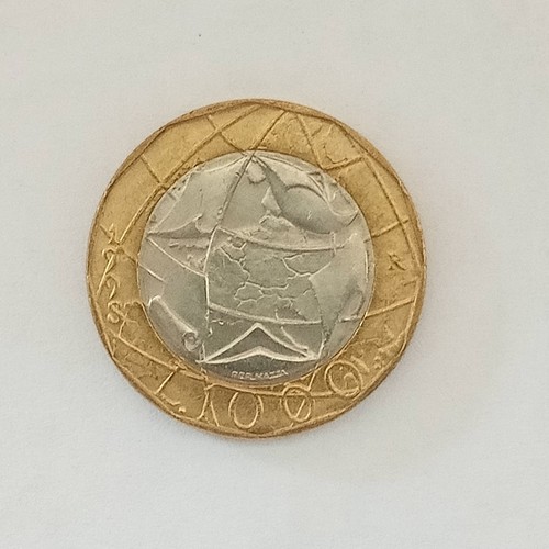 Moneta 1000 lire - rara, 1998