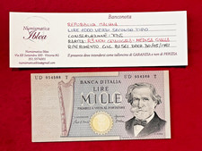ITALIA BANCONOTA RARA DA 1000