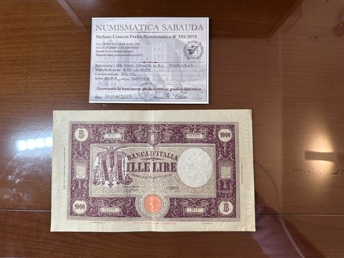 Regno italia lire 1000 - lire,