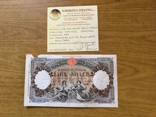 Banconota lire 1000 regine - banconota,