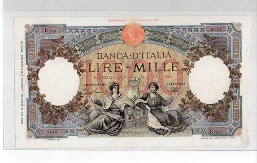 Rara 1000 lire regine del - 1000,