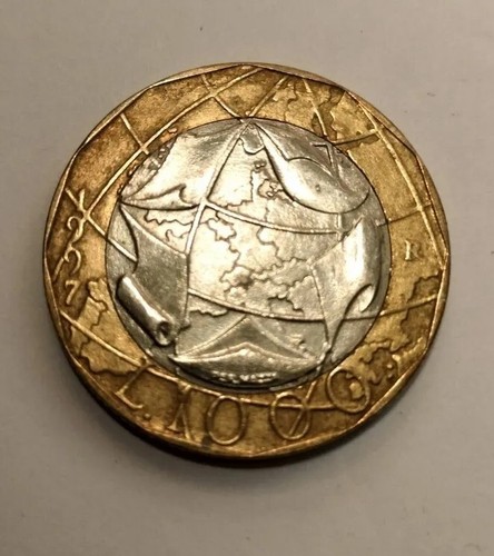 Italia moneta 1000 lire 1997 - italia,