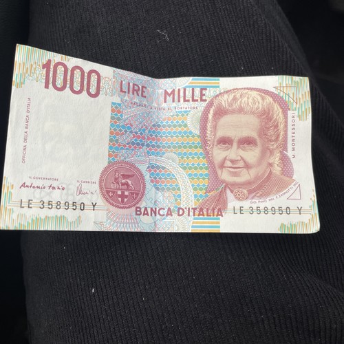 Banconota lire 1000 - banconota,