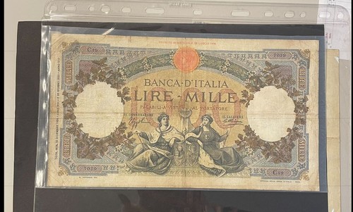 Banca italia banconota - banca, d'italia