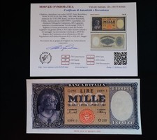 1000 Lire BUSTO ITALIA