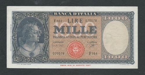 Italy lire 1000 spl - italy,