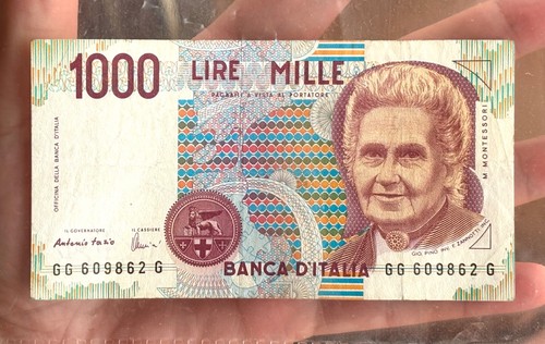 1000 lire 1998 - 1998, montessori