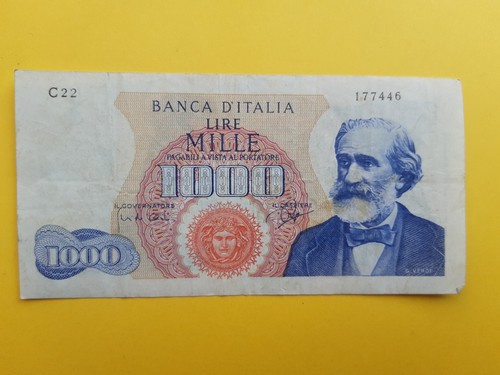 Italie billet 1000 - italie,