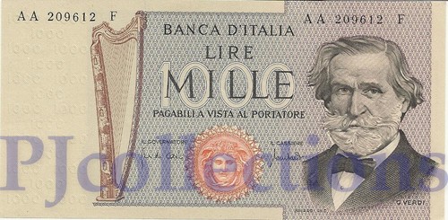 Itaia italy 1000 lire 1969 - 1000,