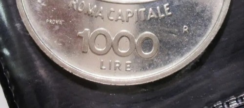 Rara 1000 lire 1970 prova - 1000,