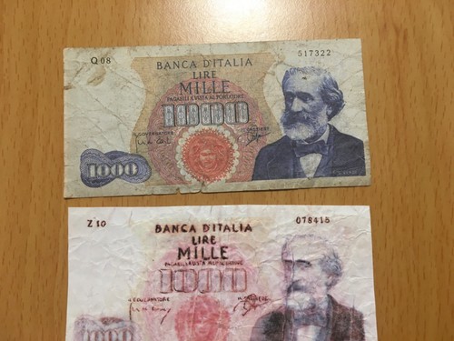 Rare banconote falsi - d', epoca