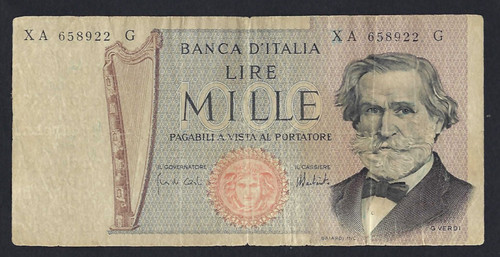 Repubblica italiana rara 1000 - repubblica,