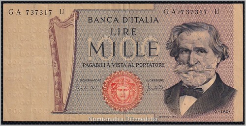 Repubblica italiana 1000 - repubblica, /