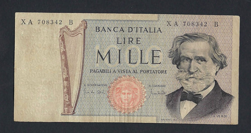 Repubblica italiana rara 1000 - italiana,