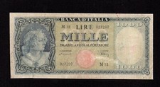 RARA MILLE 1000 LIRE BUSTO
