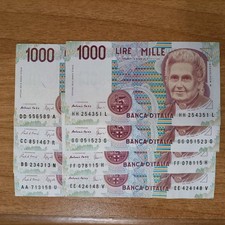 1000 Lire Maria Montessori con