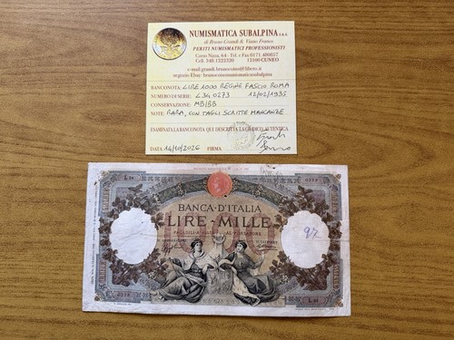 Banconota lire 1000 regine - lire,