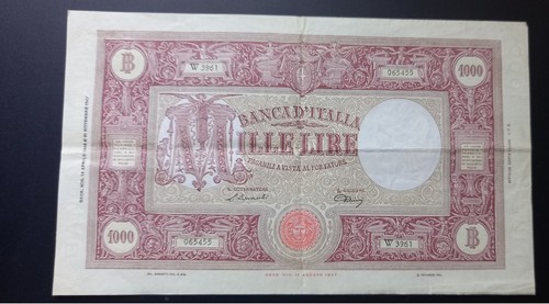 Rara banconota lire 1000 - banconota,