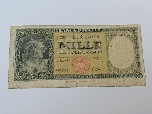 1000 lire italia - italia, (medusa)