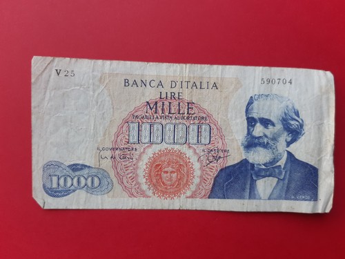 Italie billet 1000 - billet,