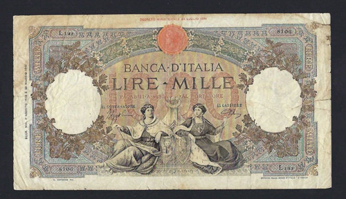 Regno italia 1000 lire - regno,