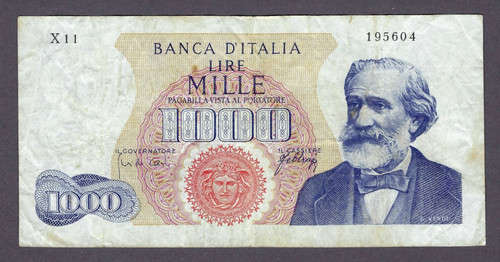 Repubblica italiana 1000 - repubblica, lire