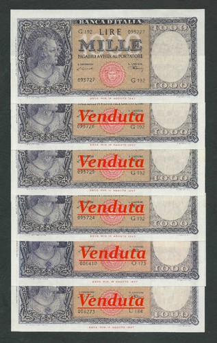 Italy lire 1000 una fds - lire, x