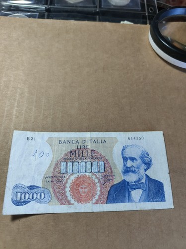 1000 lire verdi - , 1°
