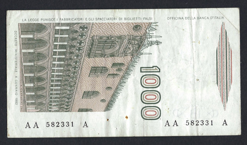 Repubblica 1000 lire marco - lire,