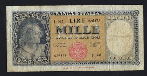 Repubblica italiana 1000 lire - 1000,