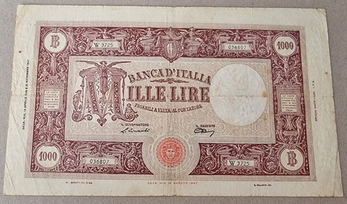 Rara mille 1000 lire grande - mille,