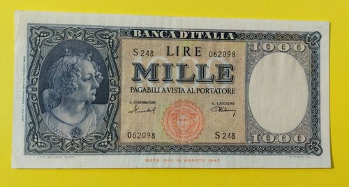 Lire 1000 mille italia - mille,