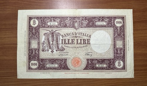 1000 lire grande rara - lire, m