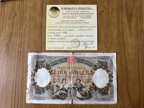 Regno italia lire 1000 - regno, d’italia