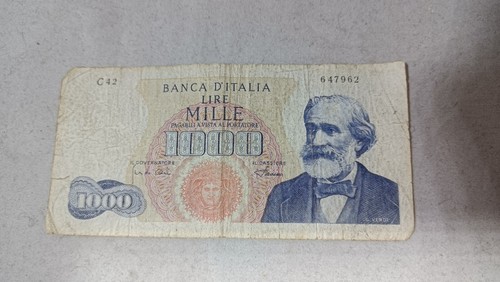 Rara banconota 1000 lire - banconota,