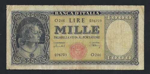 Repubblica italiana 1000 lire - italiana,