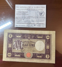 REGNO D'ITALIA LIRE 1000