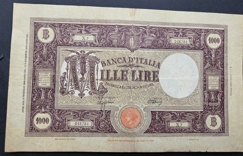 1000 lire grande decreto - m, 06