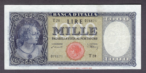 Repubblica italiana 1000 lire - repubblica,