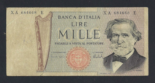 Repubblica italiana rara 1000 - repubblica,