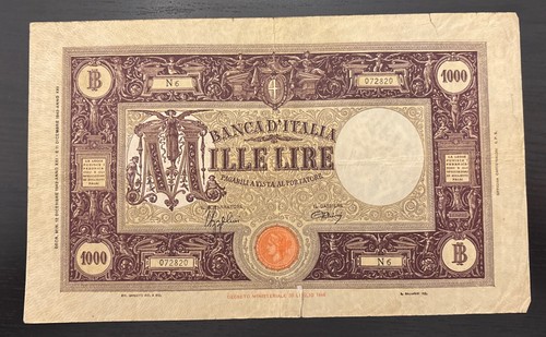 Banconota 1000 lire - da,